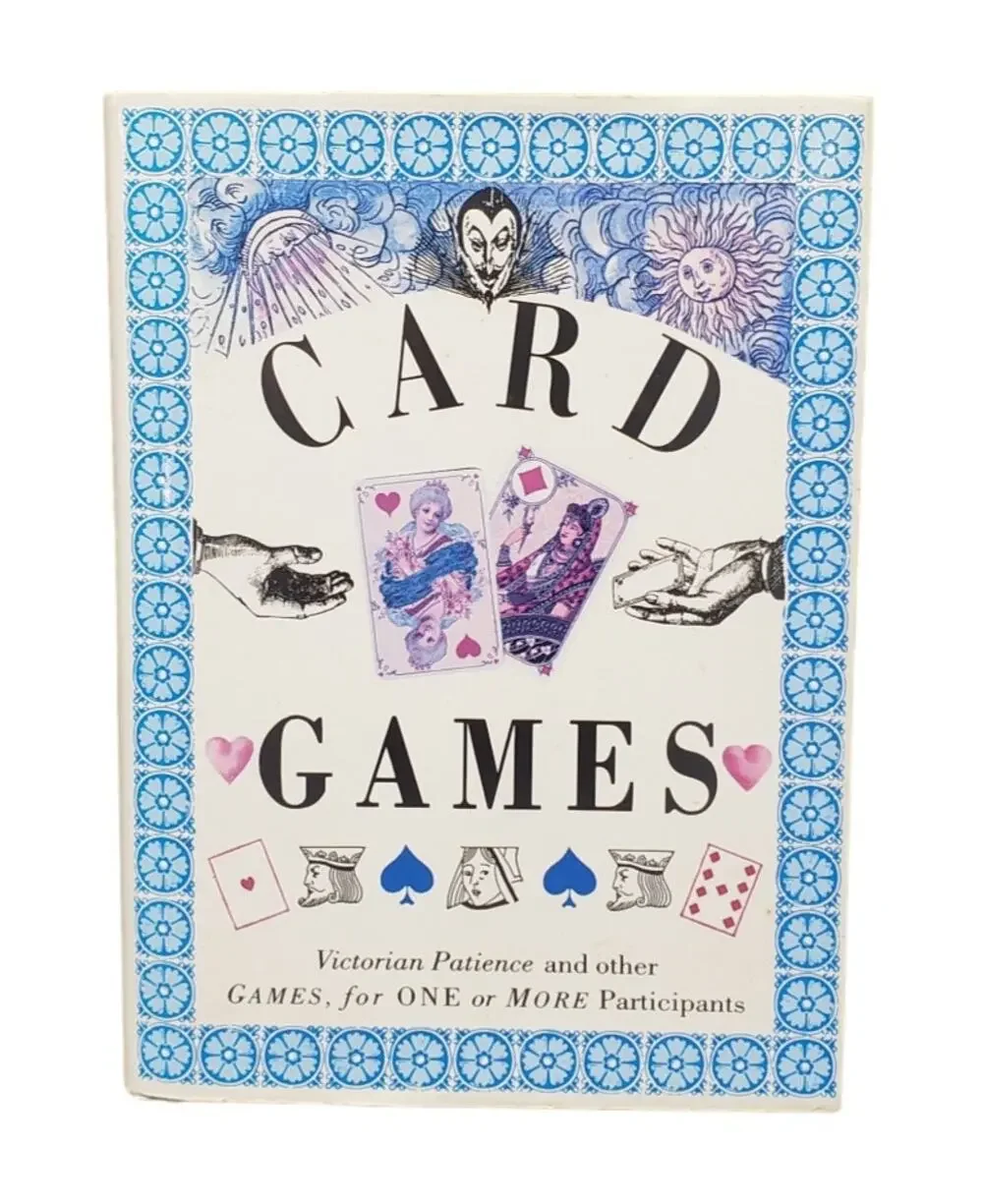 Card Games Victorian Patience & Other Games Single or Multiplayer Hardback Book